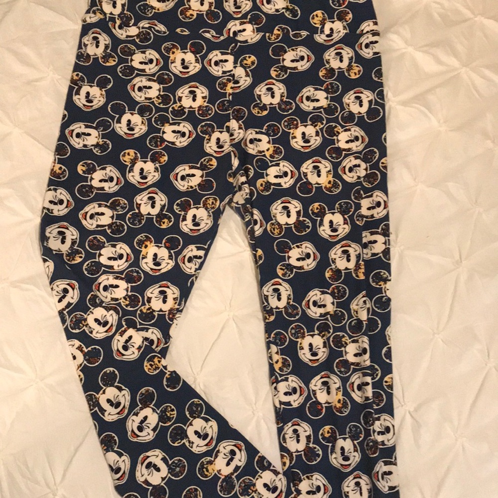 LuLaRoe Disney Mickey Multicolor leggings